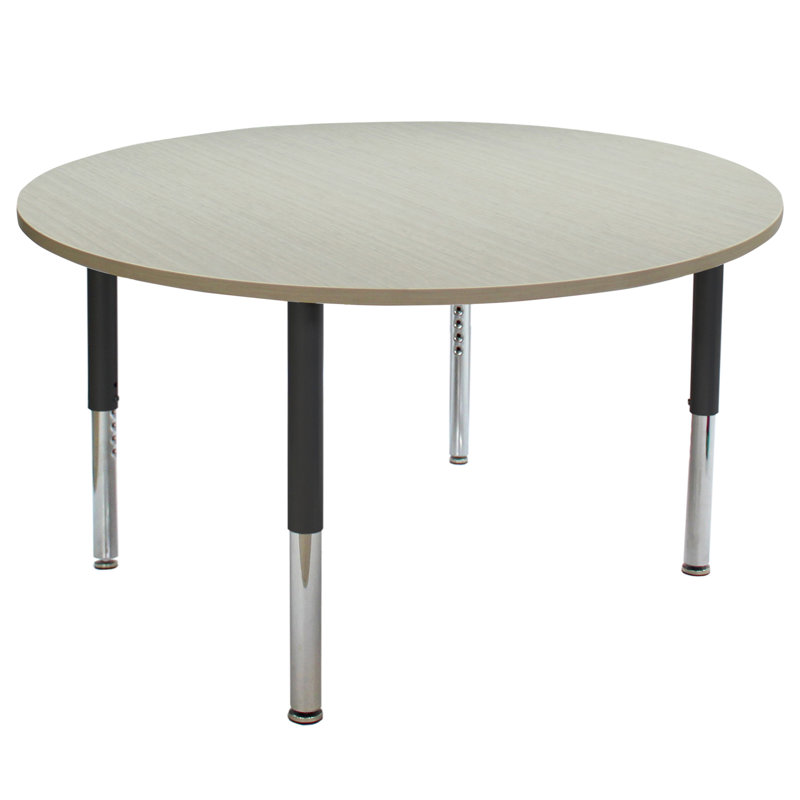 Table d'activité avec pieds réglables La Madera, Sable asiatique / noir, Super