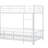 Twin Over Twin Size Metal Bunk Bed With Slide-1133128947