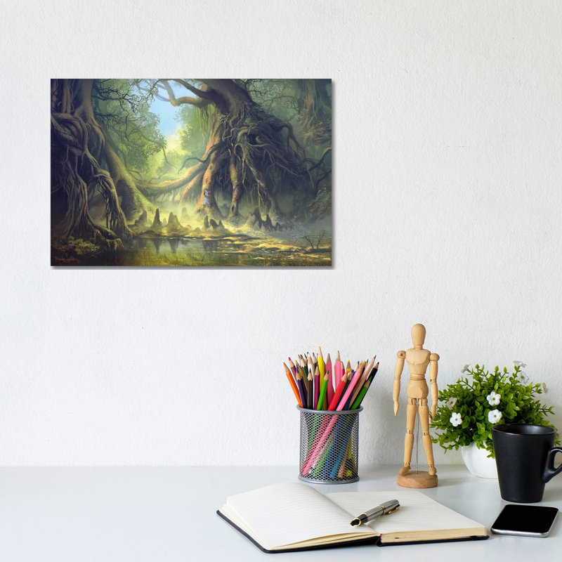 Mystical Forest by Ferdinand Ladera - Wrapped Canvas Print, 20.32cm H x 30.48cm W x 1.905cm D