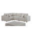 Canapé modulaire moderne avec repose-pieds-778350009