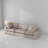 Jossa 3- Piece Upholstered Sofa Sectional-197635887