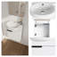 Meuble-lavabo autoportant 16 po avec portes à fermeture douce-1853370881