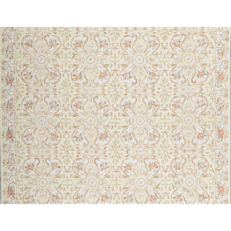 Wool Floral Area Rug