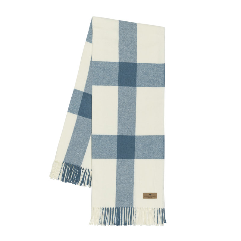 Wellington Plaid Throw, Lake