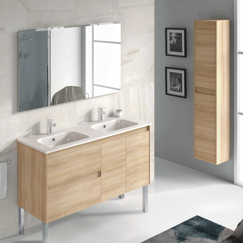 Ambra 47'' W Single Bathroom Vanity Base, Matte Sand