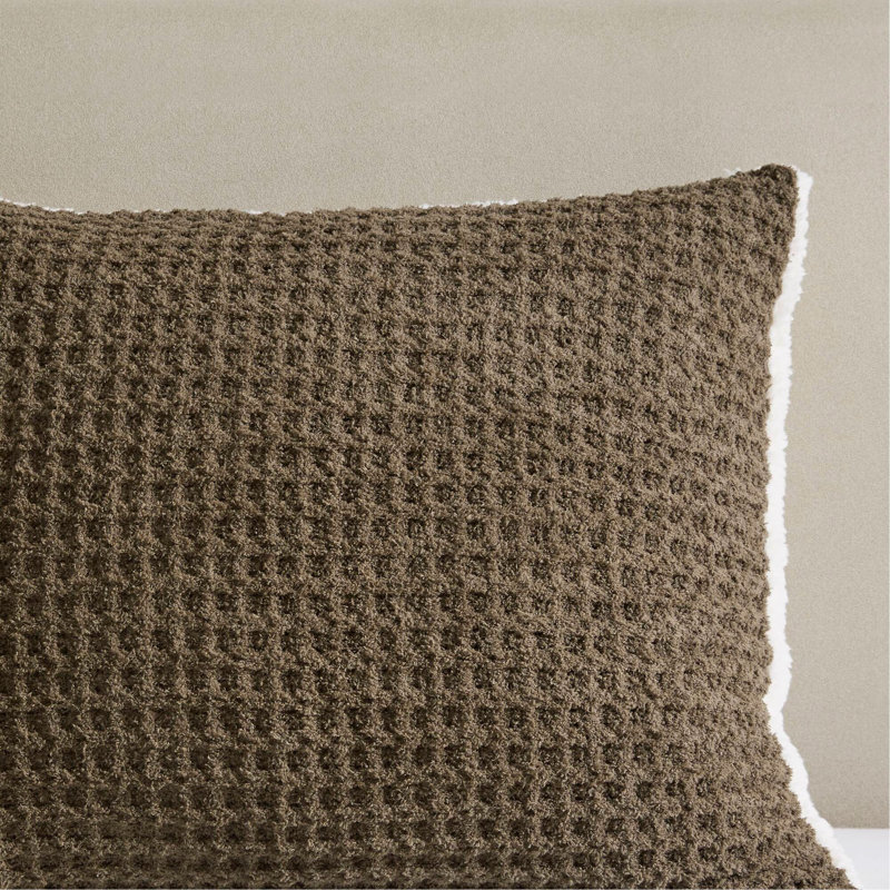 Waffle Knit Chenille Comforter Set