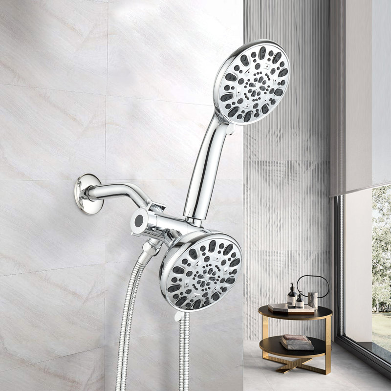 Dual Shower Head 1.8 GPM GPM, Chrome