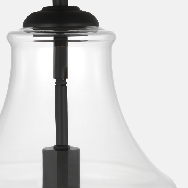 Zola One Light Pendant from Visual Comfort Studio, Midnight Black