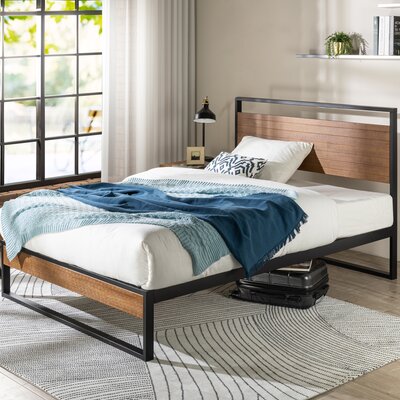 17 Stories Noblesville Platform Bed & Reviews | Wayfair