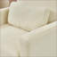 Chaises d'appoint, structure en bois massif de chenille moderne - bureau de chambre à coucher de salon | Beige | Mid-Century moderne-770652897
