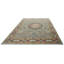 Tapis traditionnel vert en laine noué à la main 9 pi 11 po x 14 po Oushak-170879475-170879474