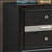 Wooden 2 Drawer Nightstand-1994842490