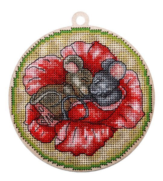 Trousse de broderie au point de croix comptée « Sweet Dream » d'Alisena 5567A