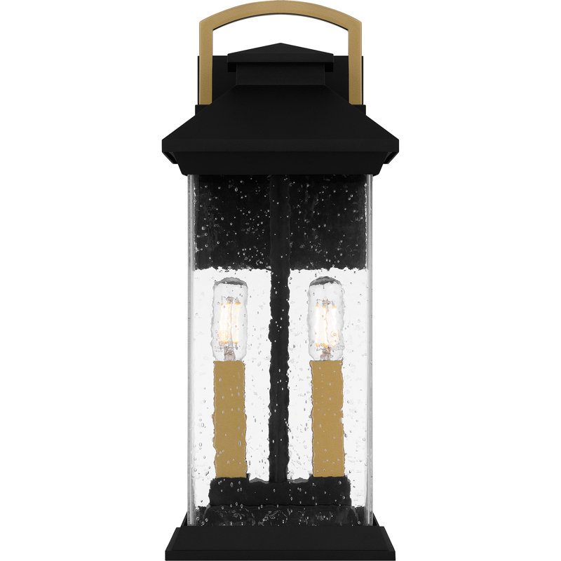 Lanterne murale d'extérieur 2 lumières Lesse, H 15,75 po x l 6,5 po x P 7,5 po