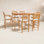 Outdoor 7 - Piece Teak Bistro Set