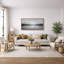 «Calm Lake Mountain Landscape», art de chambre moderne, impression sur toile encadrée-126054656-126054649