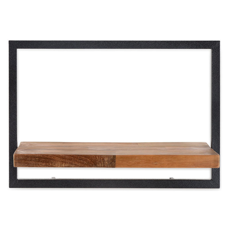 Prentiss Metal Wall Shelf Puzzle, 35cm H x 50cm W x 26cm D