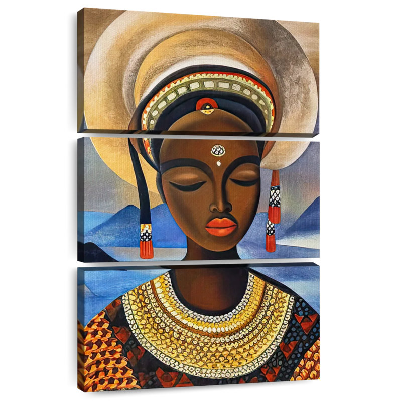 Leisha majestueuse beauté africaine, H 38 po x l 24 po