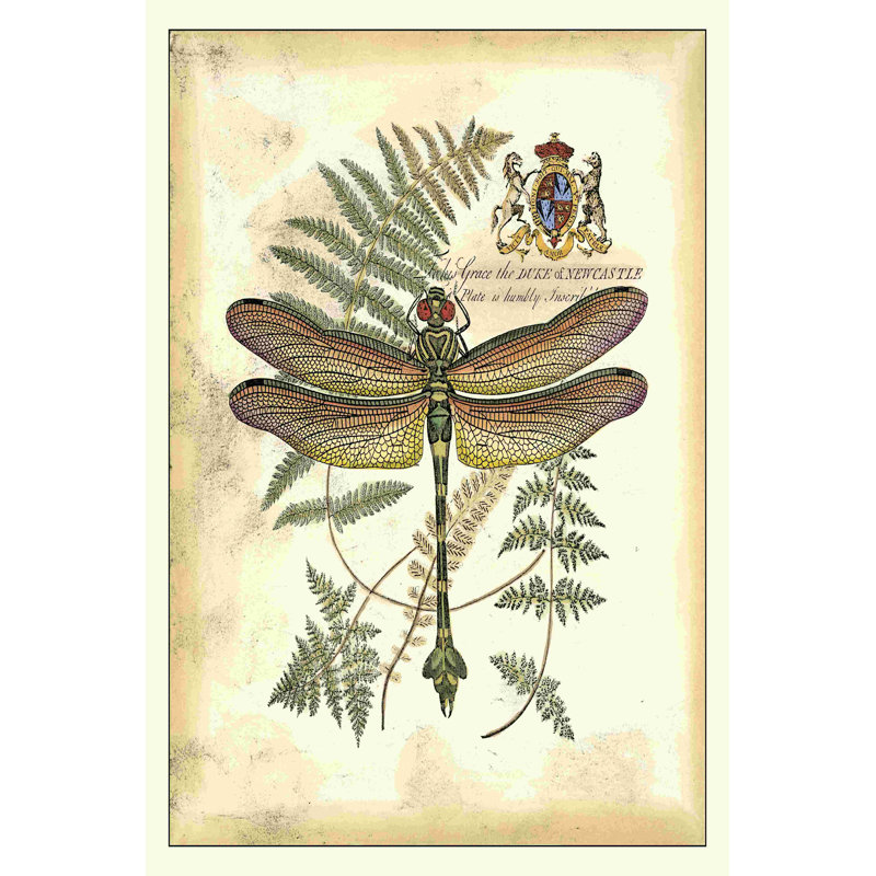 Libellule royale III, H 18 po x l 12 po