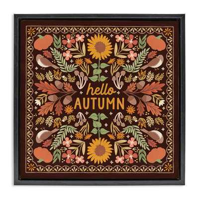 «Hello Autumn on Brown» par Laura Marshall