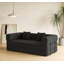 Canapé-lit convertible avec coussin cylindrique, canapé-lit pliant en velours côtelé avec structure de forme fixe, canapé-lit de plancher-579221138