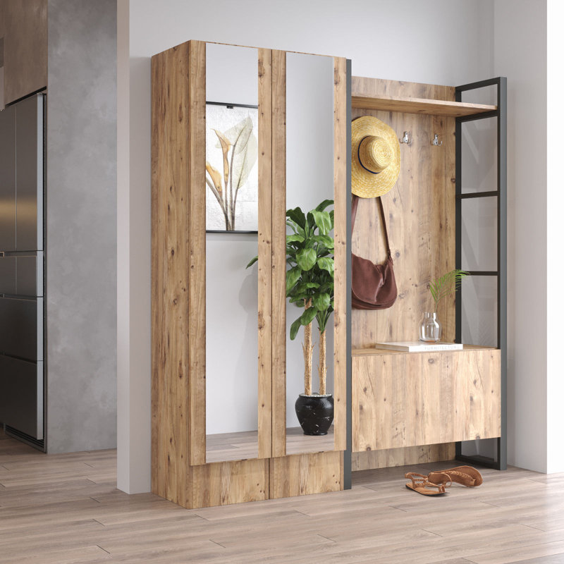 Sagamore Hall Tree 100cm Wide with Shoe Storage