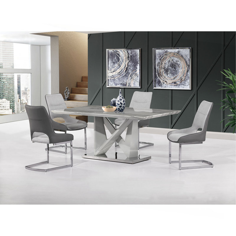 CAROLINE GREY DINNG TABLE