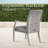 Patio Aluminum & Wicker Padded Dining Armchairs