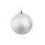 Ensemble de 100 boules de Noël en plastique argentées
