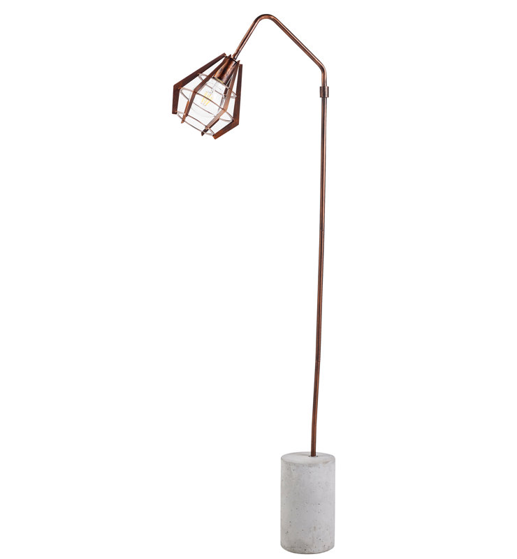 Glenloft 155.96cm Arched Floor Lamp