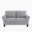 Lawrenceburg 58" Modern Transitional Chenille Loveseat with Durable Solid Wood Frame, Supportive Pocket Coils and Sturdy Exposed Feet-585476023