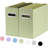 File Organizer, Small Storage Box, Cardboard File Folder Organizer, Collapsible File Box-105512239