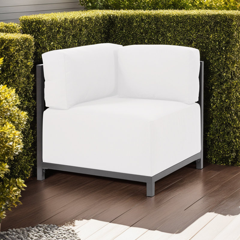 Woodsen Slipper Chair, Titanium, Seascape Canyon