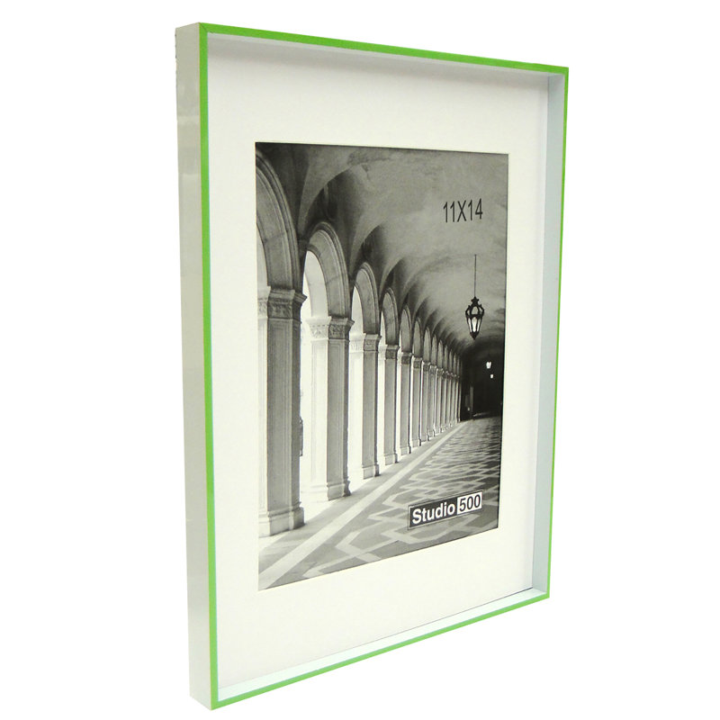 Cadre photo Modern Striped Clean Cut Collection, Vert