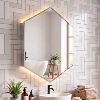 Talan 24"W34"H Medicine Cabinet With Mirror