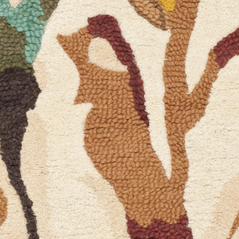 Arber Jardin Hand Tufted Wool Floral Rug, Rectangle 3' x 5'