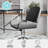 Martha Stewart Tyla Upholstered Armless Swivel Home Office Chair-89798280-89812398