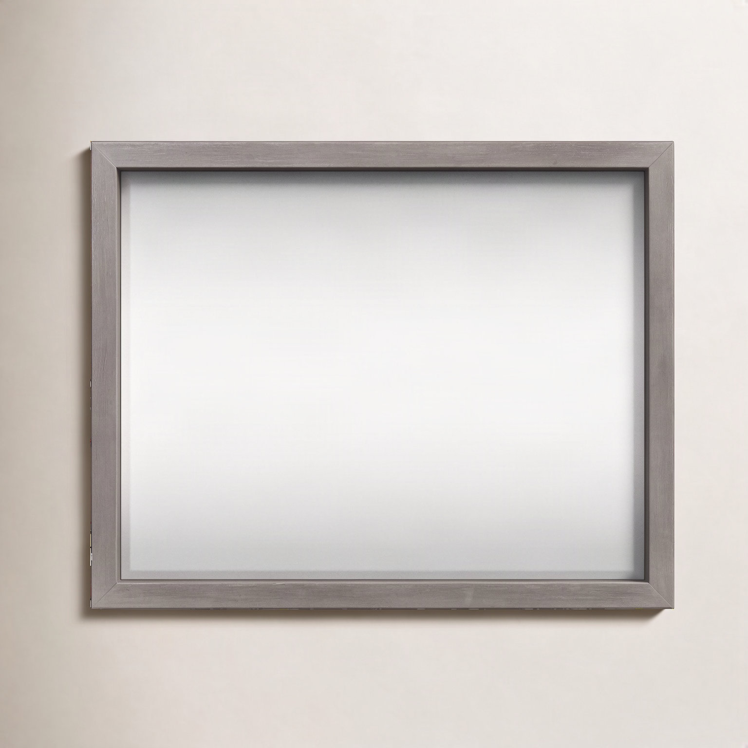 Eloise Wood Flat Mirror, Mineral