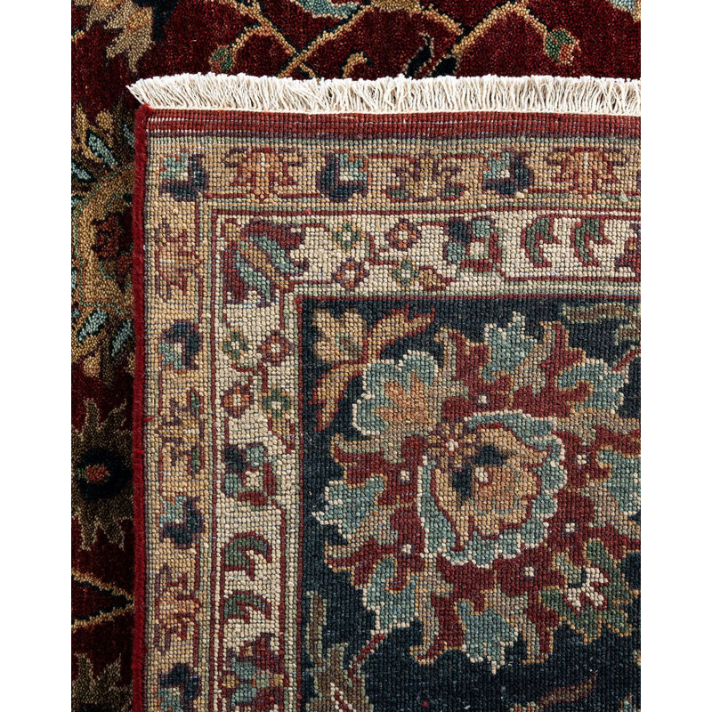 Overdyed One-of-a-Kind 9' 1" X 11' 9" Hand Knotted Area Rug