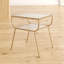 Glass Top End Table
