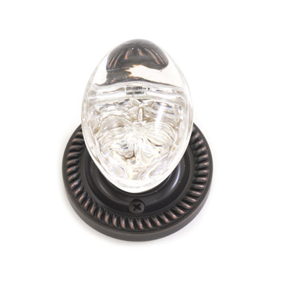 Charleston Knob with Circle Rosette
