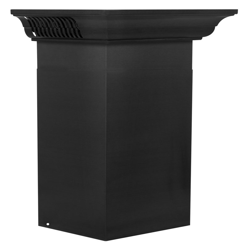 36" 400 CFM Ductless Wall Mount Range Hood, Black Stainless Steel