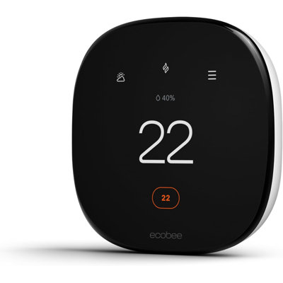 ecobee Wi-Fi Smart Thermostat Enhanced - Black