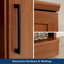 Armoire de rangement avec rangement polyvalent, finition brune
