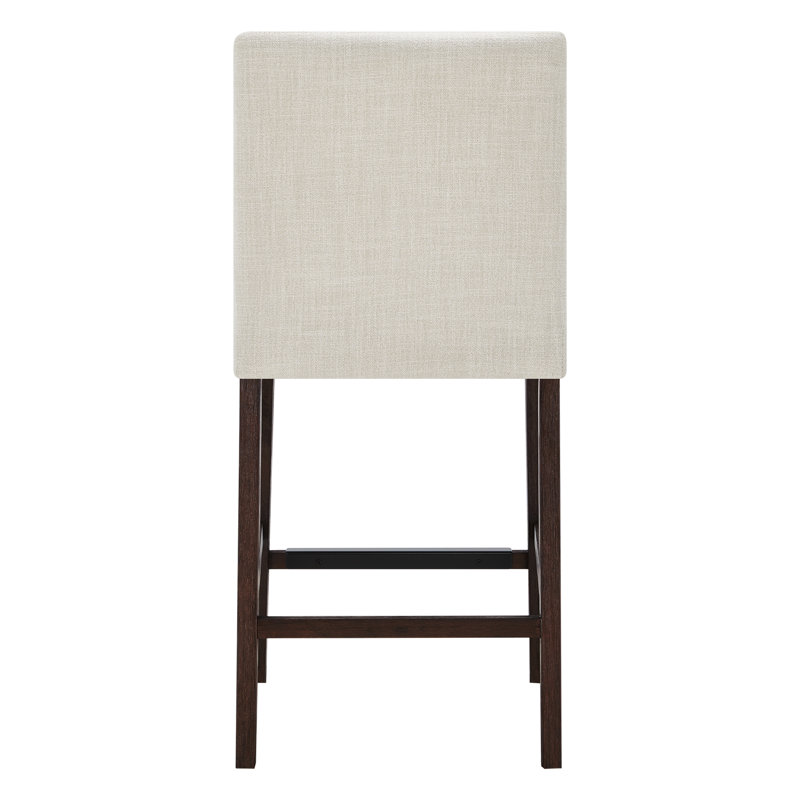 Tabouret de bar et de comptoir Niara, Tabouret de comptoir (siège d'une hauteur de 26 p, Lin Performance Effie