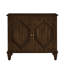 Buffet de style Mid-Century 33,6 "avec portes cannelées géométriques -129577795