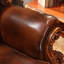 Méridienne inclinable en cuir European Vintage