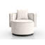 Bernella Upholstered Swivel Armchair-1504064293