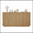 Sideboard with 4-Door Storage and Adjustable Shelves