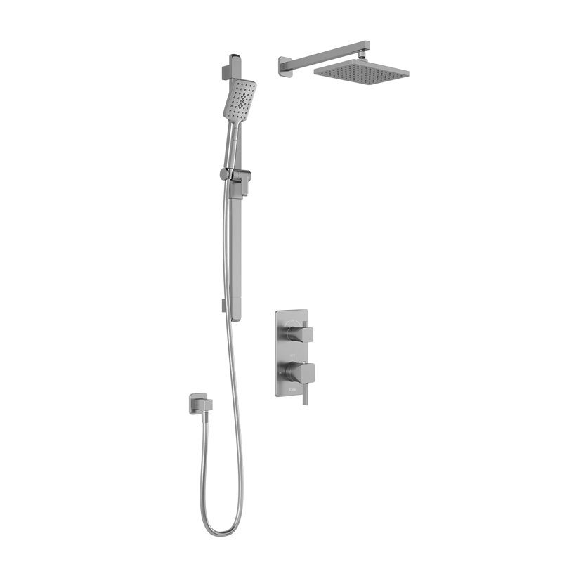 SquareOne TD2 : AQUATONIK T/P with Diverter Shower System with Wallarm Chrome